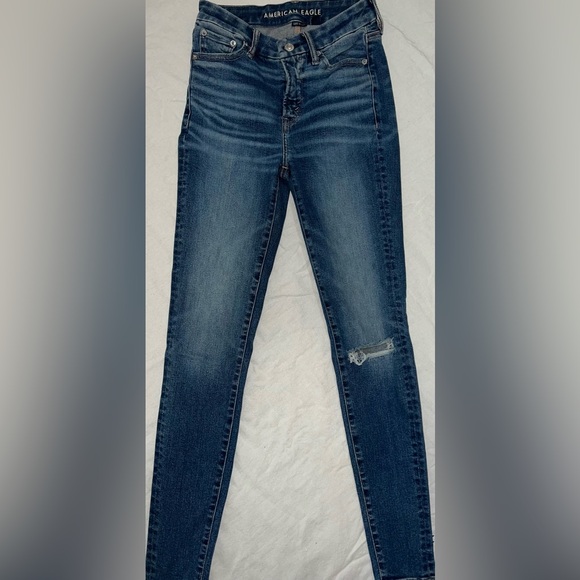 American Eagle high rise jeans - size 0 - Picture 1 of 5